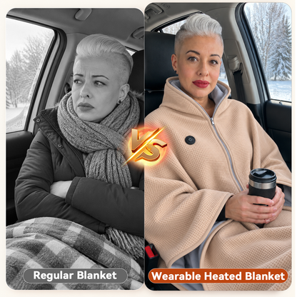 Wearable Electric Heated Wrap – 3 Heat Settings
