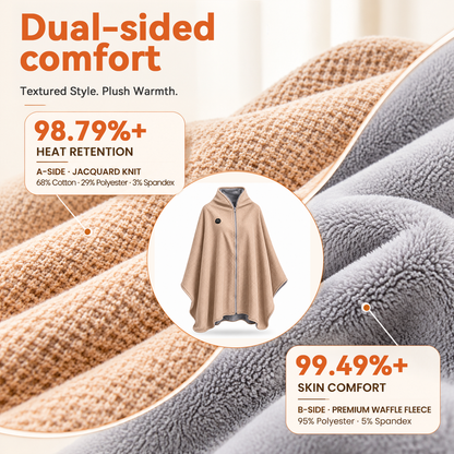 Wearable Electric Heated Wrap – 3 Heat Settings