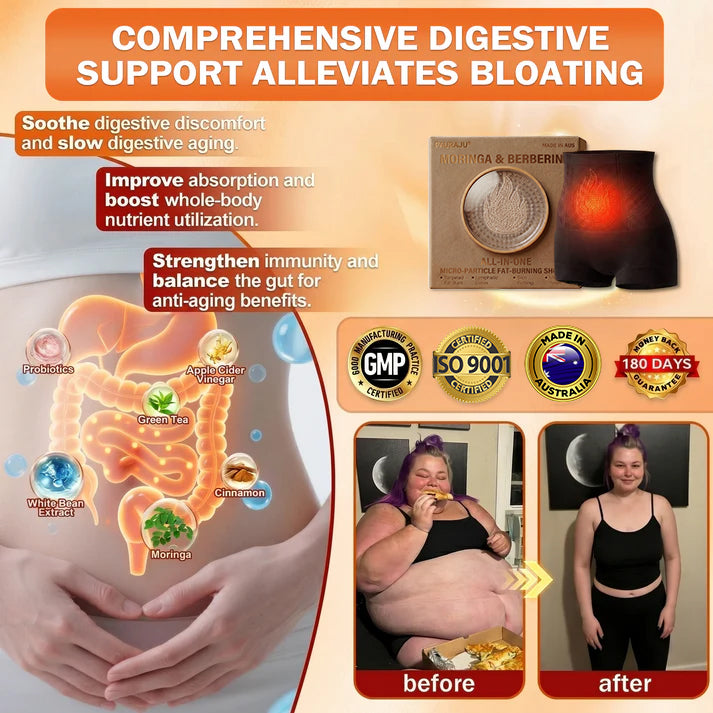 PAURAJU® 30-Min All-in-One Micro-Particle Fat-Burning Shorts🔑Ignites deep microcirculation to melt fat, flush toxins, and reverse metabolic aging.🍟