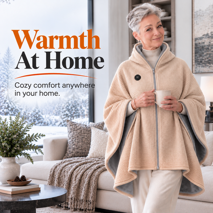 Wearable Electric Heated Wrap – 3 Heat Settings