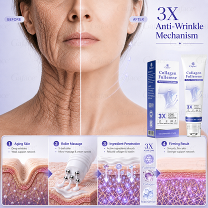🌿𝐆𝐚𝐟𝐚𝐜𝐞® 𝐂𝐨𝐥𝐥𝐚𝐠𝐞𝐧 & 𝐅𝐮𝐥𝐥𝐞𝐫𝐞𝐧𝐞 𝐑𝐨𝐥𝐥𝐞𝐫 𝐅𝐢𝐫𝐦𝐢𝐧𝐠 𝐂𝐫𝐞𝐚𝐦