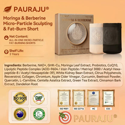 PAURAJU® 30-Min All-in-One Micro-Particle Fat-Burning Shorts🔑Ignites deep microcirculation to melt fat, flush toxins, and reverse metabolic aging.🍟