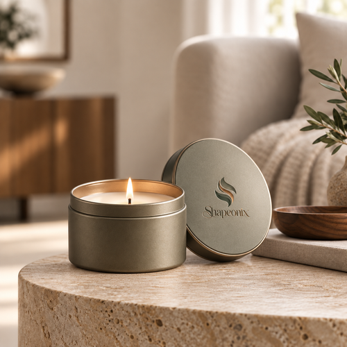 Shapeonix Ember Glass Scented Candle