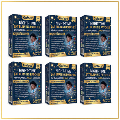 𝐆𝐚𝐟𝐚𝐜𝐞® 𝐍𝐈𝐆𝐇𝐓-𝐓𝐈𝐌𝐄 𝐅𝐀𝐓 𝐁𝐔𝐑𝐍𝐈𝐍𝐆 𝐏𝐀𝐓𝐂𝐇𝐄𝐒 — 𝐙𝐄𝐑𝐎 𝐏𝐈𝐋𝐋𝐒, 𝐙𝐄𝐑𝐎 𝐌𝐈𝐗𝐈𝐍𝐆, 𝐙𝐄𝐑𝐎 𝐄𝐗𝐓𝐑𝐀 𝐄𝐅𝐅𝐎𝐑𝐓, 𝐒𝐔𝐏𝐏𝐎𝐑𝐓 𝐖𝐇𝐈𝐋𝐄 𝐘𝐎𝐔 𝐒𝐋𝐄𝐄𝐏.