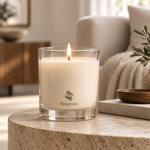 Shapeonix Hearth Double-Wick Scented Candle