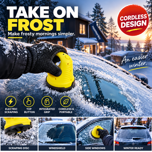 ❄️🚘Cordless Electric Ice Scraper – Clear Frost, Drive with Confidence! ❄️